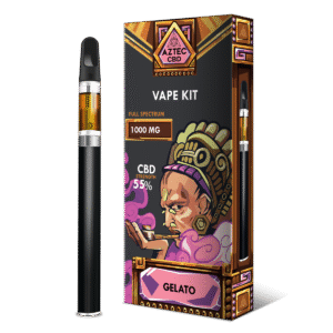 Aztec 1000mg Full Spectrum CBD Disposable Weed Pen - Gelato