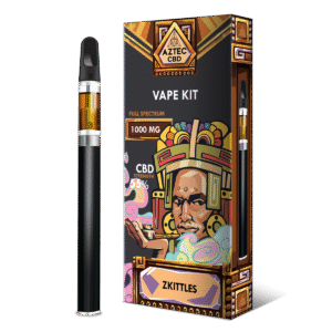Aztec 1000mg Full Spectrum CBD Disposable Weed Pen - Zkittles