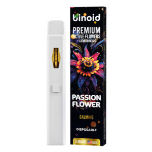 Binoid Premium Active Flowers + Cannabinoids 3000mg THC Disposable Weed Pen - Passion Flower