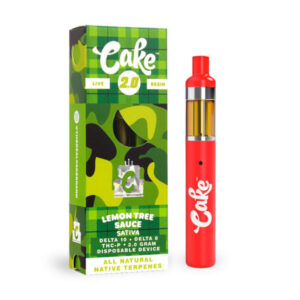 Cake 2000mg Delta 8 THC Disposable Weed Pen - Lemon Tree Sauce