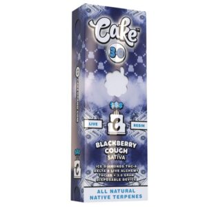 Cake 3000mg Live Resin THC Disposable Weed Pen - Blackberry Cough