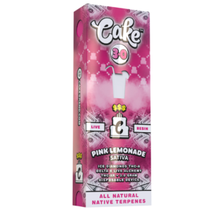Cake 3000mg Live Resin THC Disposable Weed Pen - Pink Lemonade