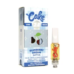 Cake - Live Resin 2gram 510 Vape Cartridge - Blueberry Dream
