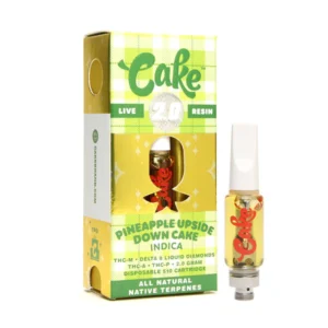 Cake - Live Resin 2gram 510 Vape Cartridge - Pineapple Upside Down Cake