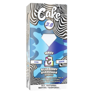 Cake - Live Resin 3gram 510 Weed Cart - Blueberry Diamonds