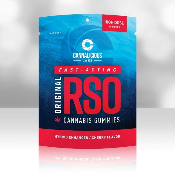Cannalicious - 200mg High Dose RSO Gummies - Cherry