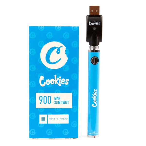Cookies Slim Twist 510 Thread Vape Battery​ 900mAh