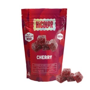 HiColoR Full Spectrum RSO Gummies 100mg - Cherry