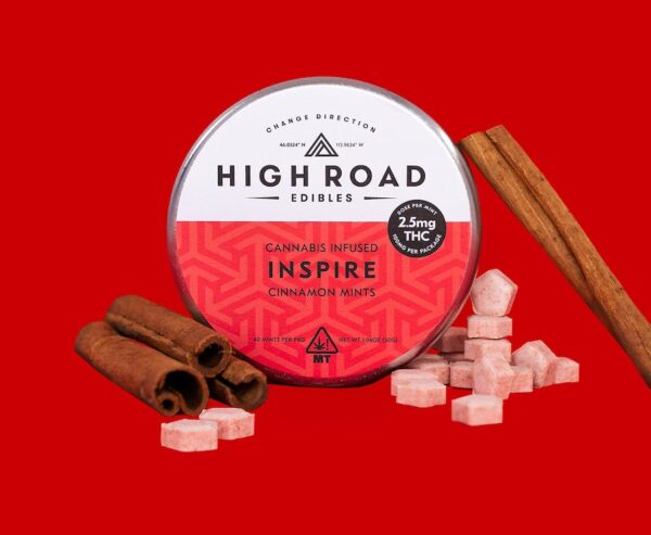 High Road - Inspire Cinnamon THC Mints - 100mg