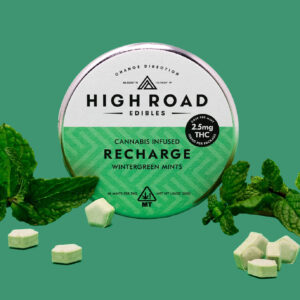 High Road - Recharge Wintergreen THC Mints - 100mg