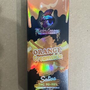 Major League Extractions 1100mg THC Disposable Weed Pen - Orange Creamsicle