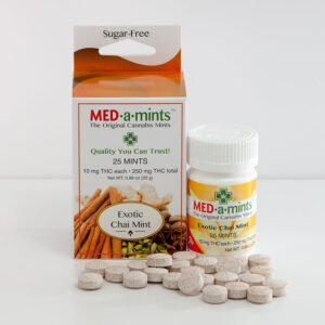 Med-a-mints - Exotic Chai THC Mints - 250mg