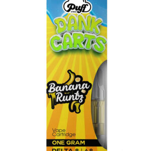 Puff Xtrax X Dank 1gram 510 Delta 8 Weed Cart - Banana Runtz