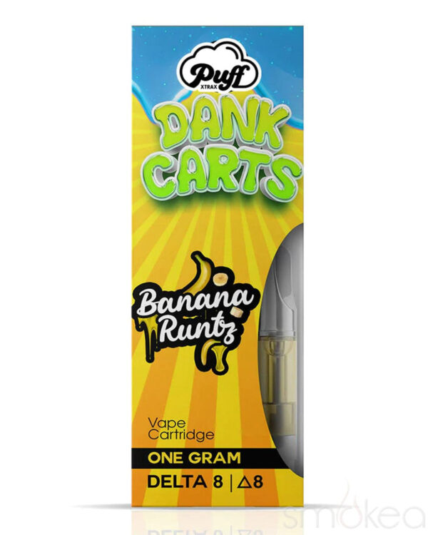 Puff Xtrax X Dank 1gram 510 Delta 8 Weed Cart - Banana Runtz