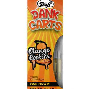Puff Xtrax X Dank 1gram Delta 8 Weed Cart - Orange Cookies