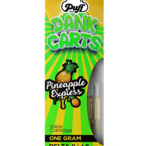 Puff Xtrax X Dank 1gram Delta 8 Weed Cart - Pineapple Express
