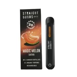 Straight Goods 2000mg THC Disposable Weed Pen - Magic Melon
