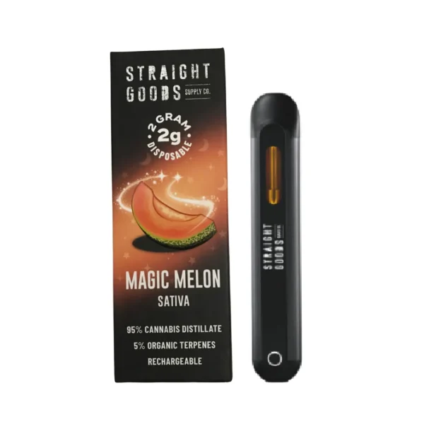 Straight Goods 2000mg THC Disposable Weed Pen - Magic Melon