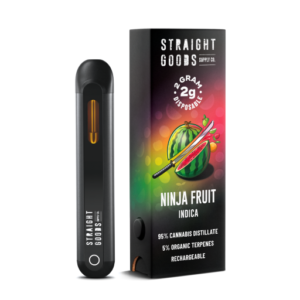 Straight Goods 2000mg THC Disposable Weed Pen - Ninja Fruit