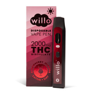 Willo 2000mg Disposable Weed Pen - Strawberry Mimosa
