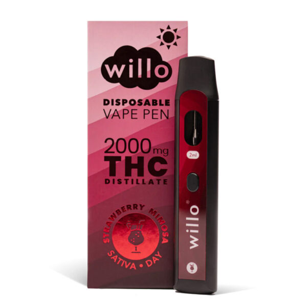 Willo 2000mg Disposable Weed Pen - Strawberry Mimosa