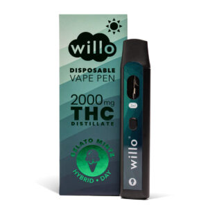 Willo 2000mg Disposable Weed Pen - Gelato Mintz