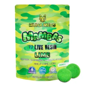 Muha Meds - 3000mg Live Resin Gummies - Lime