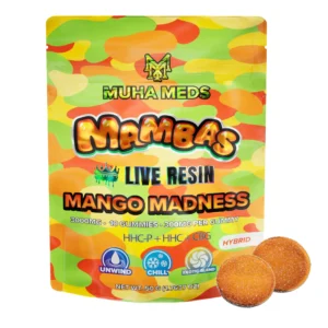 Muha Meds - 3000mg Live Resin Gummies - Mango Madness